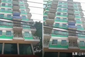 柬埔寨波贝市一名男子从赌场坠亡图片
