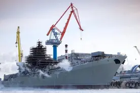 俄海军核动力巡洋舰即将服役，25000吨级巨舰，战力却不如052D？图片
