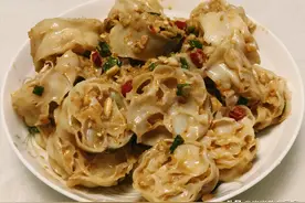 过年吃得油腻，试试麻酱面藕，酱香浓郁，满口爆汁，比凉皮还好吃图片