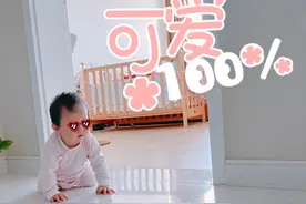 惠若琪陪女儿学爬，吐槽太费膝盖了！孩子每天爬来爬去会膝盖疼吗图片