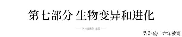 高中生物三年必背知识最全汇总（建议打印）