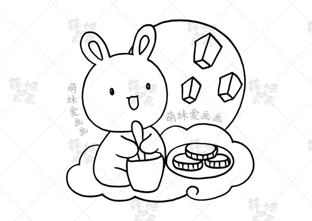 含文字内容的2022中秋节手抄报及简笔画合集，简单又漂亮