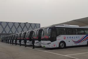 开通城际公交线路，确保旅客健康出行图