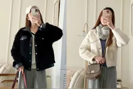 躲得过小白裤，躲不过“小灰裤”，今冬这样搭简单保暖又特显气质图片