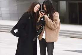 韩国素人是这样出街的，美感酷感双在线，保暖做到了最高级别图片