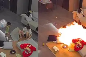 幼儿玩气球砸到吹风机爆燃，这种气球什么情况下最危害？别再买了图片