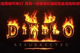 《暗黑破坏神2》：具有一定实用价值的亮金戒指和项链图片