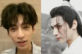 离开了十级磨皮、美颜滤镜，这些男明星的“神颜”也就平平无奇图片