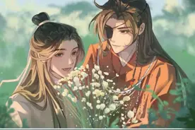 分享一组天官赐福绝美神图，永远为花怜的绝美爱情落泪。图片