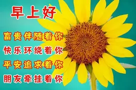 祝福早上好的句子，温暖舒心，祝你开心每一天图片