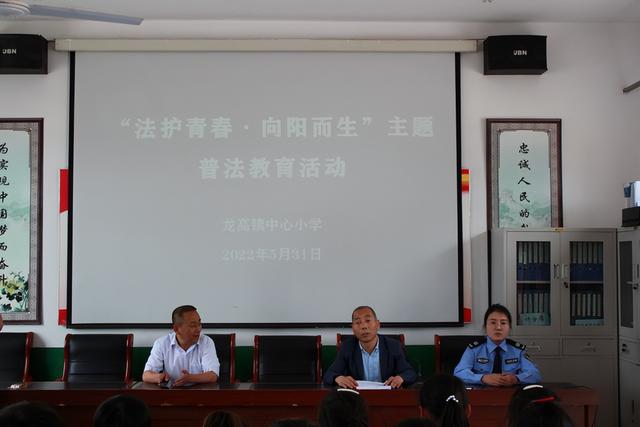 彬州市司法局龙高司法所积极开展“法护青春 向阳而生”法治宣传教育活动