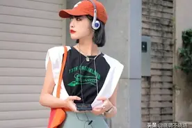 今夏火了一种组合叫“T恤+无痕裤”，是梨形身材的福音，谁穿谁美图片