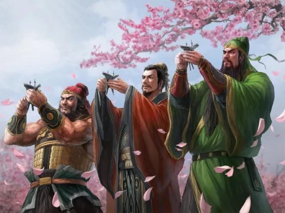 从此,三兄弟刀口上舔血,南征北战,东征西讨.