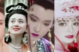 李世民后宫的四个天仙老婆：杨吉儿，长孙皇后，武才人，阿吏那燕图片