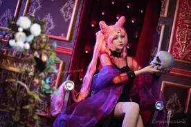 《美少女战士》黑暗淑女cosplay图片