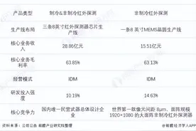 干货！2021年中国MEMS传感器行业龙头企业分析——高德红外图片