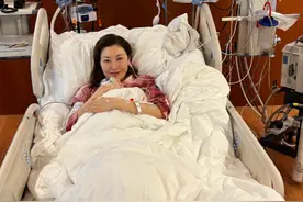 51岁李嘉欣病危住进ICU，​抢救48小时捡回一命，鼻孔插管好虚弱图片