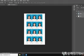 ps—教你如何制作一寸照 及利用一寸证件照快速排版图片