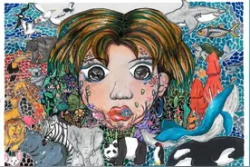 甘肃省“我与生物多样性”公益主题创作大赛获奖作品展播丨绘画作品之儿童组图片