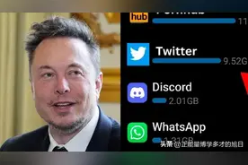 尴尬！马斯克发文曝光手机空间 眼尖网友瞄：“Pornhub”占用11G图片