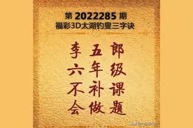2022285期3D太湖字谜图片
