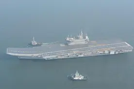 真能今年服役？印度首艘国产航母再次海试，雷达阻拦索都没装图片