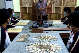 一起走进从化神岗中学，感受千年简牍和木画的魅力~图片