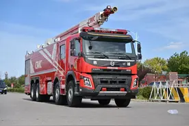 2021年消防车大合集，车展上的几百台消防车，你见过几台图片