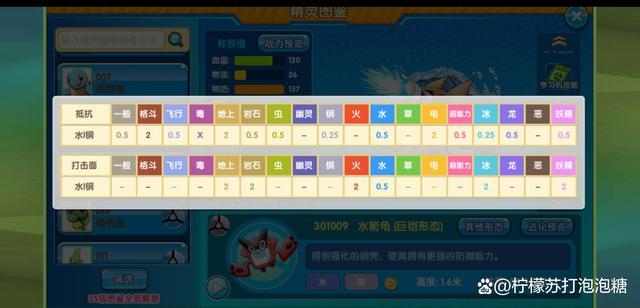 口袋之旅：平民精灵推荐，巨铠水箭龟