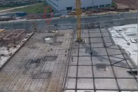（平板式筏板基础）工地现场高清图片图片