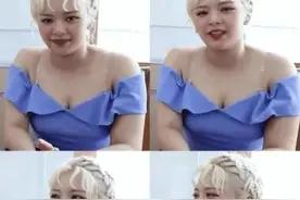 被粉丝嘲讽刚坐完月子，这怕是韩国最胖的女爱豆了吧图片