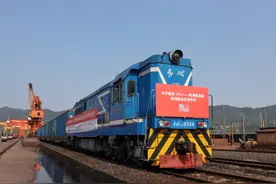 “重庆造”飘洋过海 陆海新通道铁海联运非洲班列发车图片