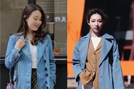 品位够高的中年女人，风衣都会选这3种颜色，显年轻还具有高级感图片
