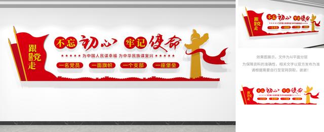 【党建标语】2022最新党建标语文化墙设计