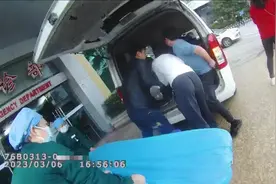争分夺秒！交警狂飙开路送医图片