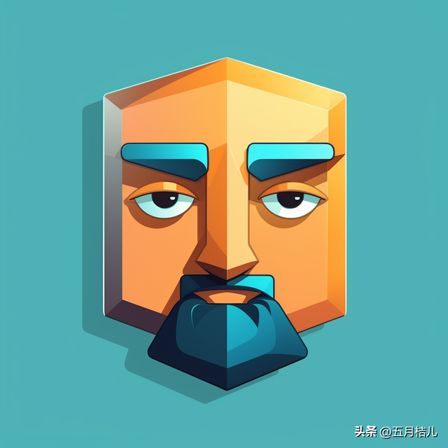 来咯,男生的方块创意造型的头像也出炉了.