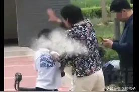 霸道惯了？老太公园里殴打10岁男孩，曝是退休老师，配偶是公务员图片