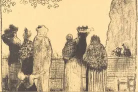 法国著名画家，维亚尔素描手稿图片