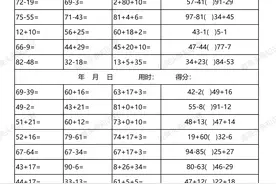100以内加减法口算天天练(3300道)（可打印）图片
