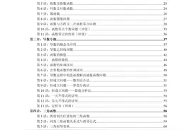 王总结数学一轮复习之考点及方法梳理图片