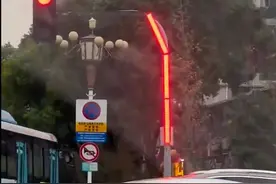 趣闻｜无锡街头出现新型红绿灯，数字读秒被“灯柱”替代图片