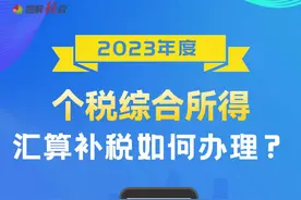 2023年个税综合所得汇算补税如何办理？手机APP操作步骤看这里↓图片