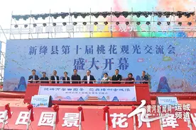 游绛州古城 赏万亩桃花——新绛县开展第十届桃花观光交流会图片
