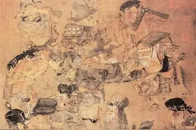 1998年三峡拆迁，发现一“太阳人”石刻图片