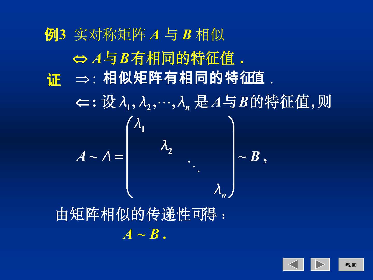 线性代数 5.4.3 实对称矩阵的相似对角化插图19 线性代数 5.4.3 实对称矩阵的相似对角化