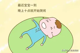 3个月以内的宝宝，一到晚上就哭闹，到底是怎么回事？图片