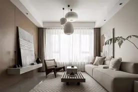 107㎡三室一厅，最美禅意中式风，原木风的家，惊艳了我图片