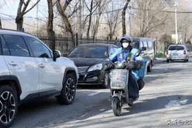 致敬延庆外卖小哥~“您好，您的外卖已送达”为了这句话，他们在路上——图片