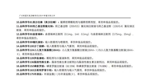 重磅！276个大品种，广东11省开始集采