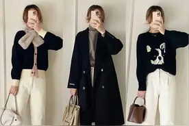 懒人必备！她仅用一条小白裤就搭出了31套look，美得不重样，服气图片